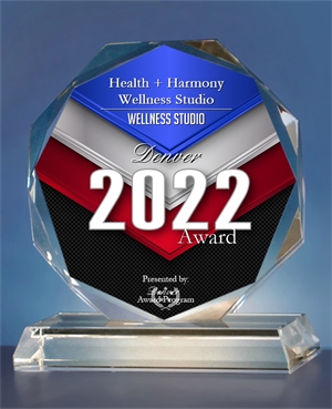 Health and Harmony Wellness Studio Denver 2022 Award